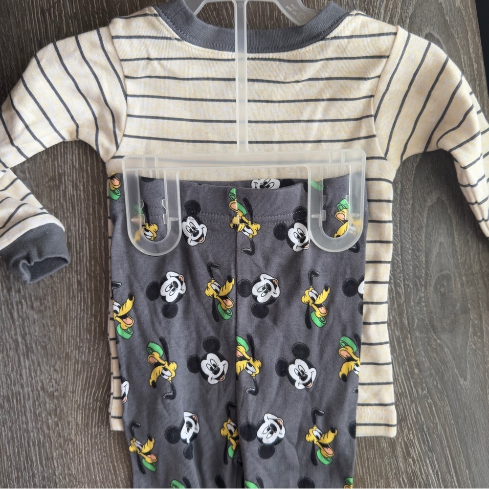 Disney Baby Mickey Mouse and Friends Pajama Set Size 12 Months New Without Tags - Picture 5 of 5